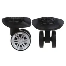 1 Pair A02 Luggage Wheel Repair Casters for Suitcases Trolleys