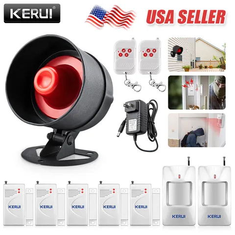 KERUI Upgraded Standalone Home Office Shop Security Alarm System Garage Wireless
