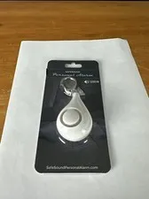 Safesound Personal Alarms 125db Personal Alarm Keychain White NEW Free Shipping