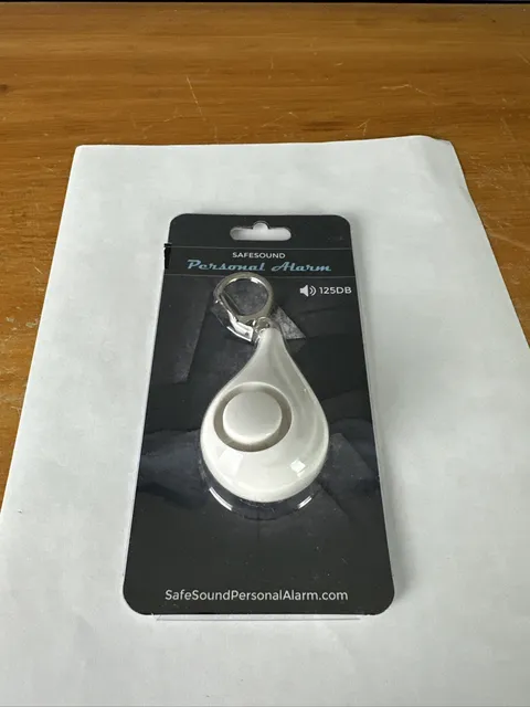 Safesound Personal Alarms 125db Personal Alarm Keychain White NEW Free Shipping