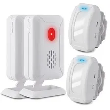 Wireless Electrical PIR Motion Sensor Alarm Indoor Long Range Entry Doorbell 2*