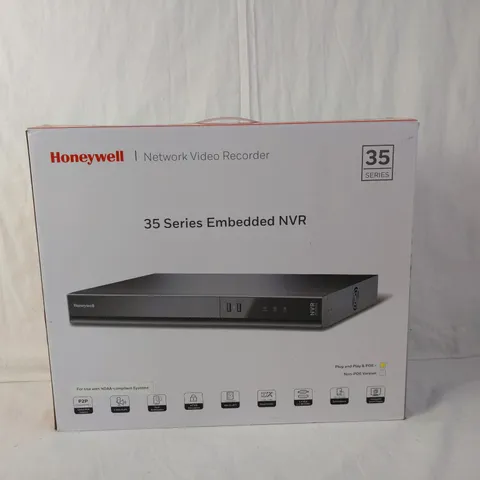 Honeywell 35 Series Embedded NVR HN35160208C 16CH PoE 4K/2160p 8TB, 2-Way Audio