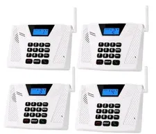 SANZUCO Wireless Intercom System 4 Pack Full Duplex Hands Free FREE SHIP