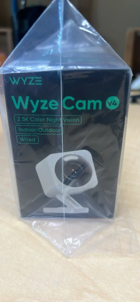 WYZE Cam V4 (Latest Model) 2.5K AI Security Camera Indoor/Outdoor  *2 Pack*