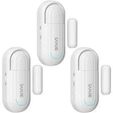 SanJie Adjustable Volume Door Alarm Sensor for Home Security & Child Safety, ...