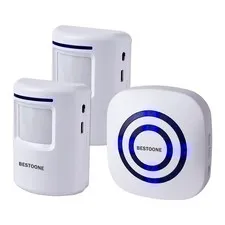BESTOONE Motion Sensor Alarm, Long Range Wireless Driveway Alarm, Indoor Home...