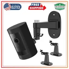 2 Pack Adjustable Wall Mount for Ring Stick Up Cam Indoor Outdoor Black