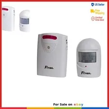 Wireless Driveway Alarm 300FT Range PIR Motion Sensor IP44 Weatherproof Home