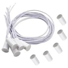 5 Sets Magnetic Door Switch RC-33 NC Recessed Wired Security Window Door Cont...