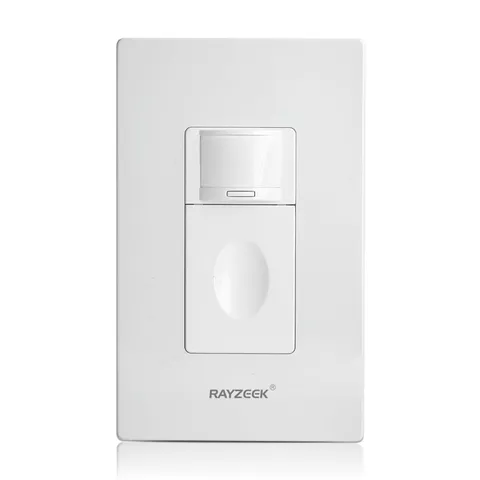 RAYZEEK Motion Sensor Light Switch, No Neutral Wire Required, No Ground Wire Nee