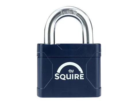 Squire Stronglock Plus Laminated Padlock 50mm 9.5mm Hardened Shackle HSQSLP50