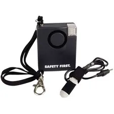 KH-SECURITY 100103B Black Key Alarm With Portable And Noisy LED
