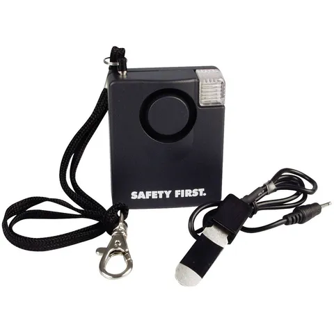 KH-SECURITY 100103B Black Key Alarm With Portable And Noisy LED