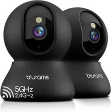 5G Indoor Cameras for Home Security, 2K Pet Camera with Phone App, 360° PTZ Home