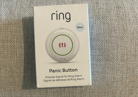Ring Panic Button Distress Signal for Ring Alarm, Z-Wave, White