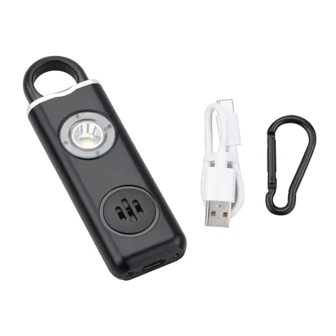 Self Defense Alarm 130dB Anti-wolf Alert For Girl Child Women Emergency Light