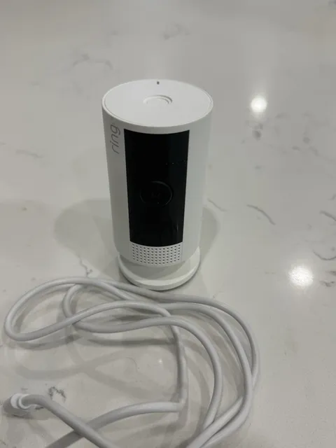 Ring Indoor Cam (2nd Gen) - White 1080p HD Wi-Fi Plug-In Security Camera