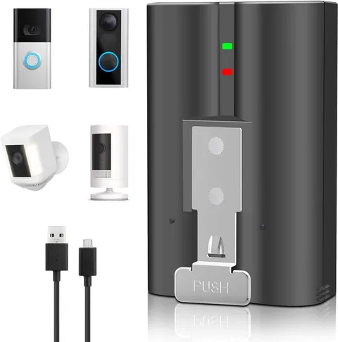 V4 Battery for Ring-Doorbell-Camera 2/3/4/3+/3Plus,Stick-Up Cam 2Nd/3Rd Gen