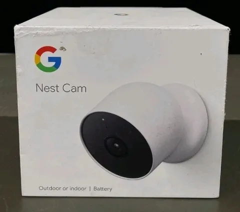 ✅️Google Nest Camera White Outdoor/Indoor Wireless Battery