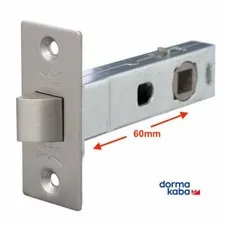Dorma 60mm Backset Tubular Mortise Plain Latch