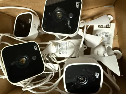 ADT Security Kit -Security System, Two Cameras, Hub, Window And Door Sensors