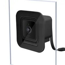 2 Pack Window Mount fits for Wyze Cam V4/V3 – Stick-On Glass Holder for Outdo...