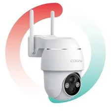 COOAU Wireless Outdoor 360° Solar Wifi Security Camera Home Battery PTZ CCTV Cam