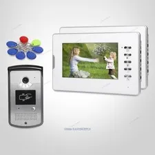 7inch Hands-free Video Door Entry Call System with Intra-monitor Audio Intercom