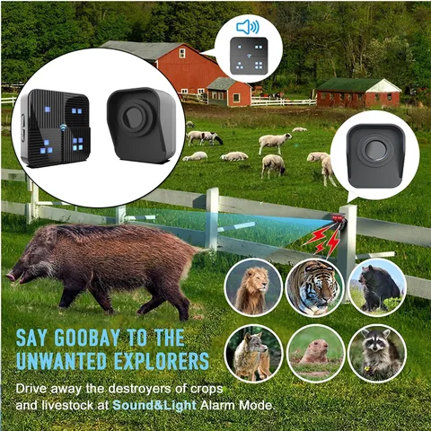 Driveway Alarm 2600Feet Long Range Wireless Motion Detector Alarm Outdoor Sensor
