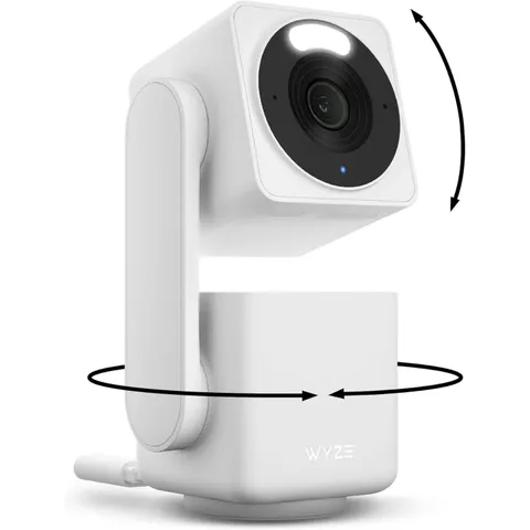Wyze Smart Security Camera Cam Pan v4 4K, Indoor/Outdoor AI Camera with Color Ni