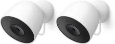 Google Nest Cam Outdoor 2K - Wired 2nd Gen | 2-Pack - Snow - New in Box