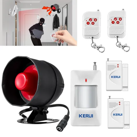 KERUI Wireless Door and Window Anti-theft Alarm Smart Home Security System Kit