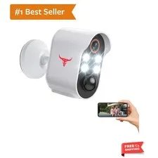 Rechargeable 1080p Wireless Camera with Night Vision & Cloud Storage Essentials