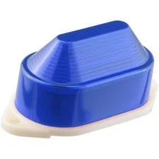 Industrial Round Beeper Warning Light D-5061-J Blue AC 110V-120V 75dB Flashing E