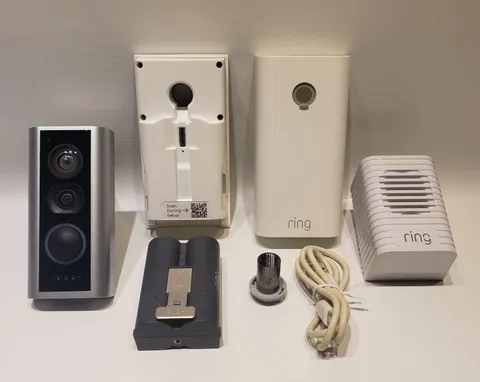 RING Door View Cam Peephole Camera G63R9A 1080p HD Smart Video Doorbell Battery