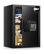3.4 Cub Large Safes for Home Use Fire and Water Proof, Anti-Theft Digital Sec...