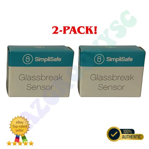 2-PACK SimpliSafe Original Generation Glassbreak Detector Sensor (GB1000) - NEW!