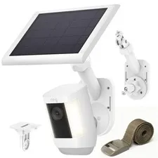 Universal 2-in-1 Wall Mount for Solar Panel & Camera-Compatible with Ring Sti...