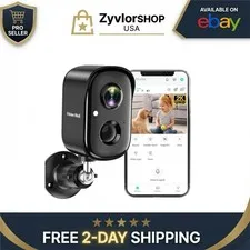VISION WELL Wireless Security Camera 2K Indoor/Outdoor, AI Motion Detection
