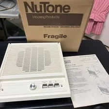 NuTone IS-308L  Adobe White 8" Indoor Surface Mounted Intercom Speaker 3003 Sys