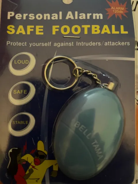 Personal Alarm Safe Football - Loud, Safe and Stable 120db