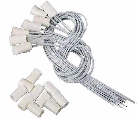10Pcs RC-33 NC Recessed Wired Window Door Contact Sensor Alarm Magnetic Reed Swi