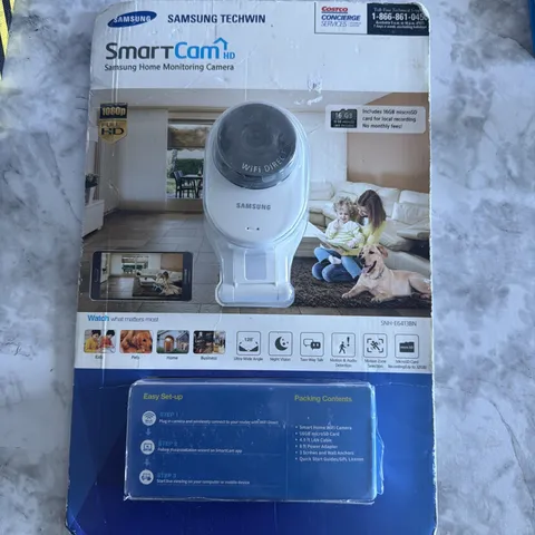 Samsung SmartCam HD 1080p WiFi Camera 16GB SD Micro Card SNH-E6413BN 
