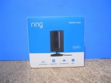 Ring 2nd Gen Plug-In Indoor Camera Color Night Vision Motion Detection Black