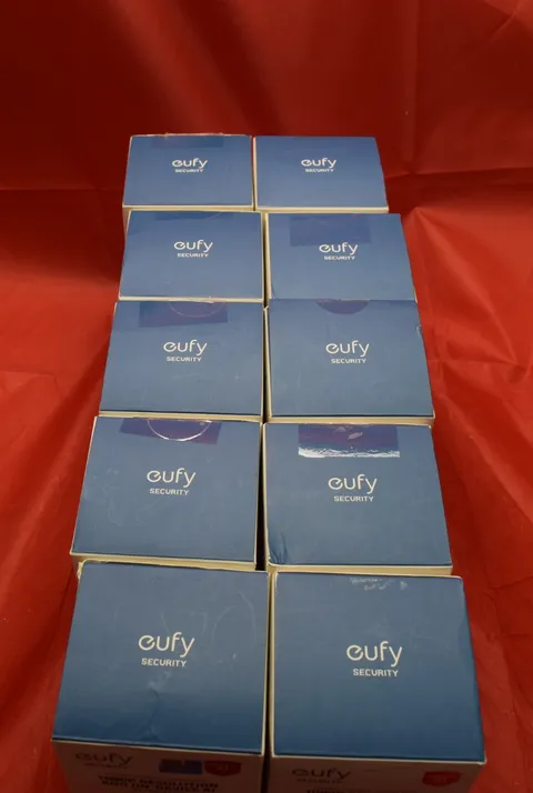 Lot of 10 eufy Security  IndoorCam1080p Security Indoor Camera T8401 - White