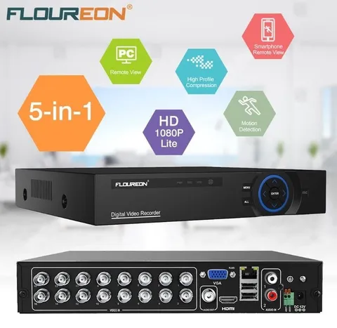 Smart CCTV DVR 4/8/16 Channel HD 1080P Digital Video Recorder; No HDD Included