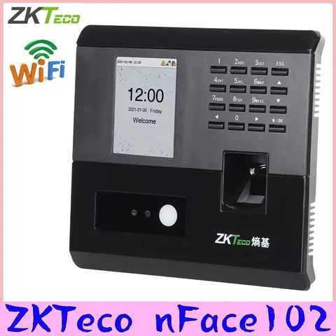 ZKteco Nface102 WIFI Fingerprint Facial Recognition Time Attendance Machine 2.8"