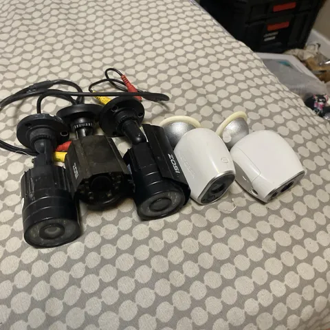 Lot Of 5 Zosi, Net Gear Cameras Model - Untested/For Parts