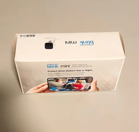 Blink Mini HD Wi‑Fi Indoor Security Camera, Motion Detect, Two‑Way Audio White