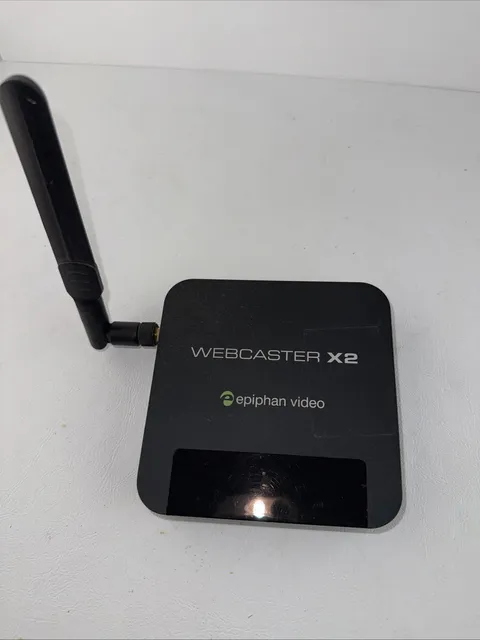 Epiphan Webcaster X2 Live Streaming Encoder – YouTube Facebook Twitch (No Cable)